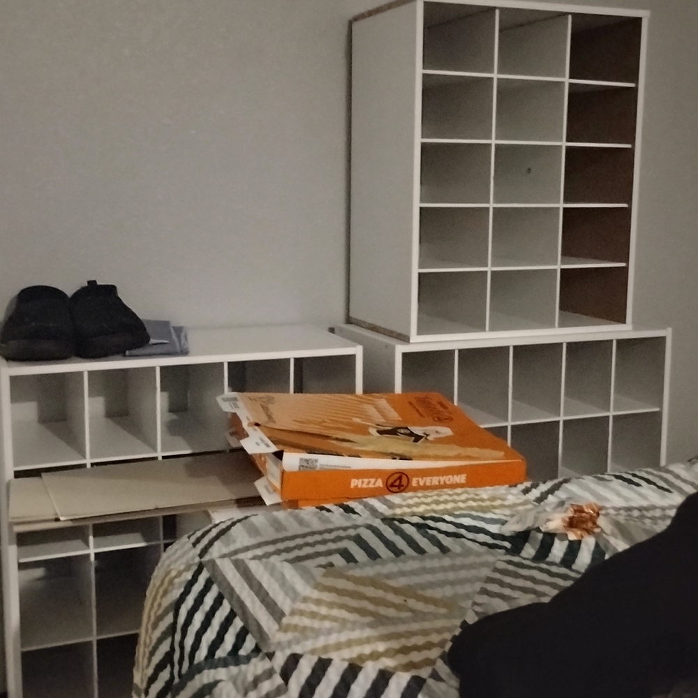 White Modular Storage Organizer